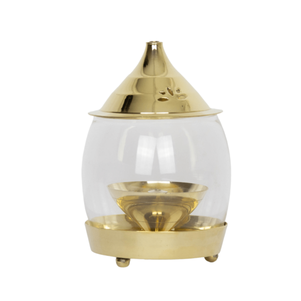 Round Glass Diya - Image 2
